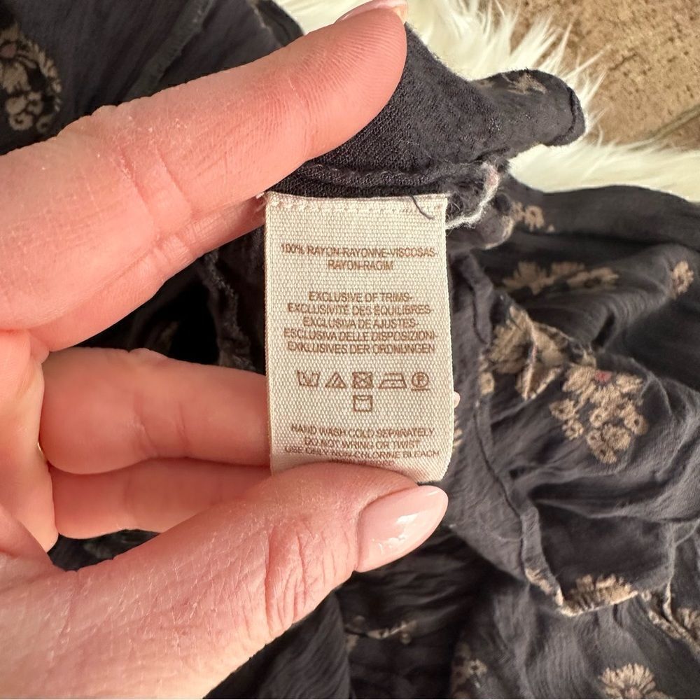 [Free People] Button Down Shirt Dress - Size Small - Picture 4 of 4